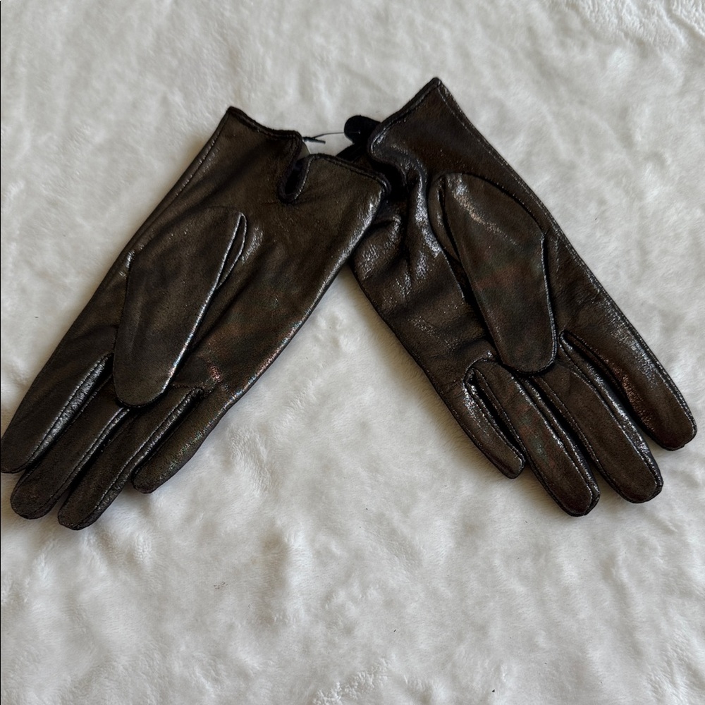 Men's Black Leather Gloves